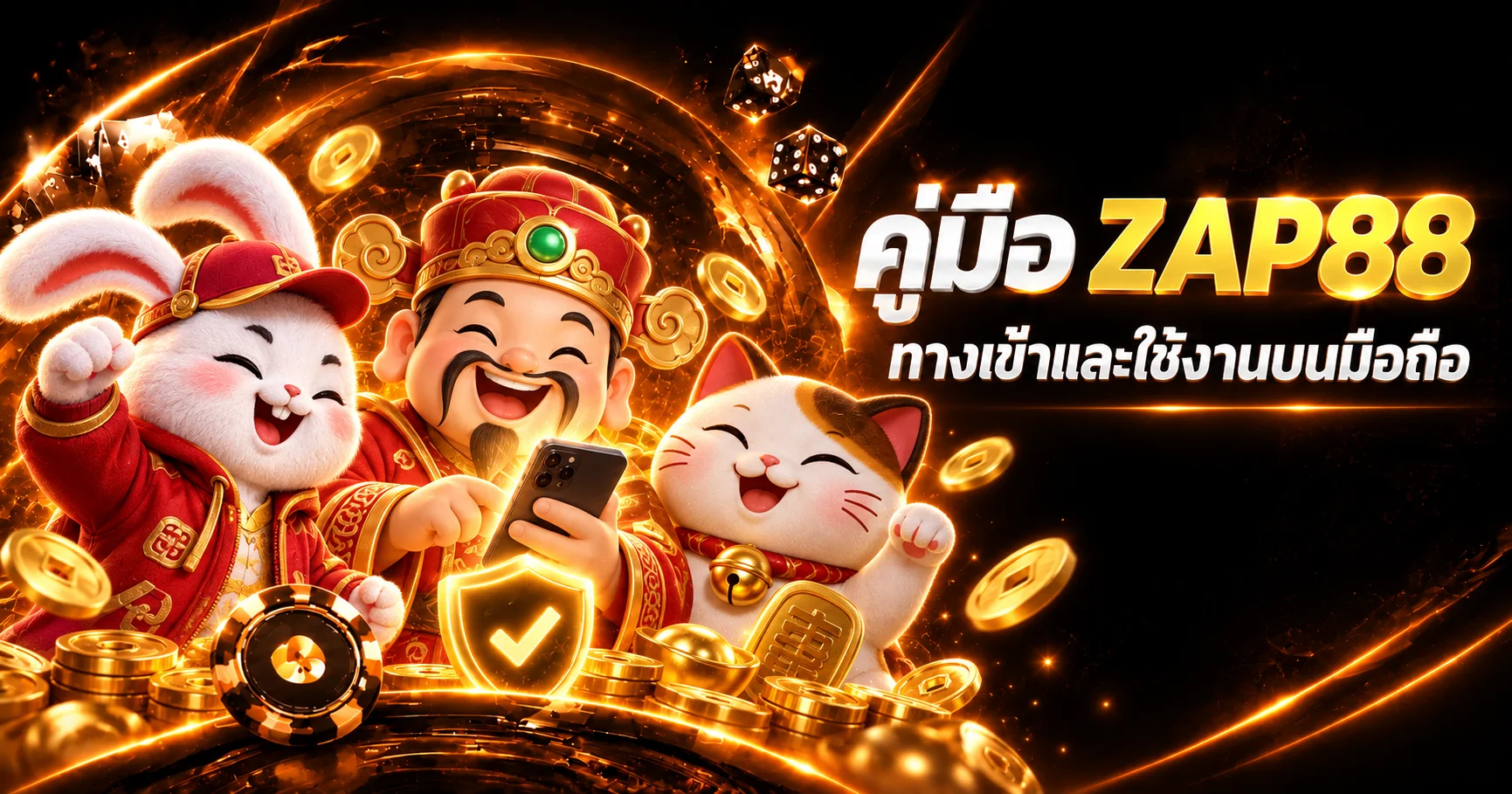ZAP88 ทางเข้าและคู่มือใช้งานบนมือถือ